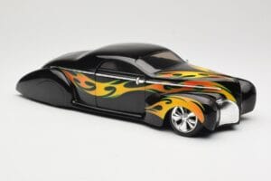 Lincoln Zephyr Scrape Custom Schwarz mit Flammen Hot Wheels 1:18 57319 Metall – Bild 6 von 8
