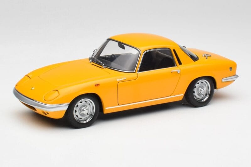 Lotus Elan S/E Racing Gelb AUTOart 1:18 75352 Metall