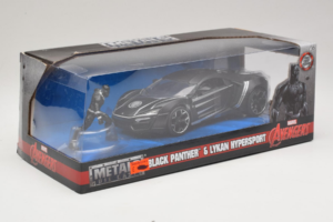 Lykan HyperSport Black Panther Mit Figur Metals Diecast 1:24 99723 Metall – Bild 2 von 3