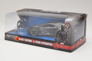 Lykan HyperSport Black Panther Mit Figur Metals Diecast 1:24 99723 Metall – Bild 3 von 3