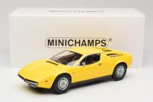 Maserati Merak Gelb Minichamps 1:18 107123760 Resin – Bild 6 von 6