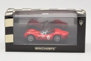 Maserati Tipo 61 #6 R. Penske SCCA National Race Meadowdale 1961 Minichamps 1:43 400611206 Metall – Bild 4 von 4