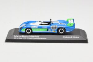 Matra Simca MS670B #7 H. Pescarolo / G. Larrousse 24 Hours of Le Mans Winner 1973 Minichamps 1:43 430731111 Metall