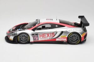 McLaren 12C GT3 Hexis Racing #107 O. Panis / F. Cazenave 24 Hours of Spa 2013 Minichamps 1:18 151131397 Metall – Bild 3 von 6