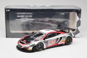 McLaren 12C GT3 Hexis Racing #107 O. Panis / F. Cazenave 24 Hours of Spa 2013 Minichamps 1:18 151131397 Metall – Bild 6 von 6