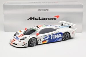 McLaren F1 GTR BMW Motorsport #42 J. Lehto / S. Soper / N. Piquet 24 Hours of Le Mans 1997 Minichamps 1:18 530133742 Metall – Bild 8 von 8