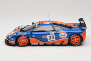 McLaren F1 GTR Gulf #33 R. Bellm / M. Weaver / J-J. Lehto 24 Hours of Le Mans 1996 UT Models 1:18 530161833 Metall – Bild 4 von 8