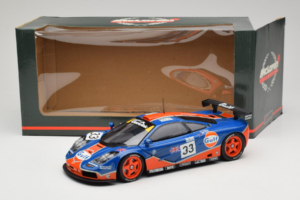 McLaren F1 GTR Gulf #33 R. Bellm / M. Weaver / J-J. Lehto 24 Hours of Le Mans 1996 UT Models 1:18 530161833 Metall – Bild 8 von 8