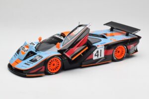 McLaren F1 GTR Gulf #41 P. Gounon / S. Oloffson 24 Hours of Le Mans 1997 Minichamps 1:18 530133741 Metall – Bild 2 von 8