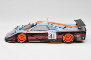 McLaren F1 GTR Gulf #41 P. Gounon / S. Oloffson 24 Hours of Le Mans 1997 Minichamps 1:18 530133741 Metall – Bild 4 von 8