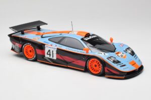 McLaren F1 GTR Gulf #41 P. Gounon / S. Oloffson 24 Hours of Le Mans 1997 Minichamps 1:18 530133741 Metall – Bild 6 von 8