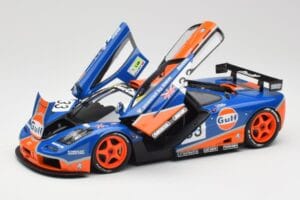 McLaren F1 GTR Gulf Racing #33 S. Bellm / A. Weaver / J. Lehto 24 Hours of Le Mans 1996 Minichamps 1:18 530133633 Metall – Bild 2 von 8