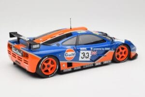 McLaren F1 GTR Gulf Racing #33 S. Bellm / A. Weaver / J. Lehto 24 Hours of Le Mans 1996 Minichamps 1:18 530133633 Metall – Bild 3 von 8