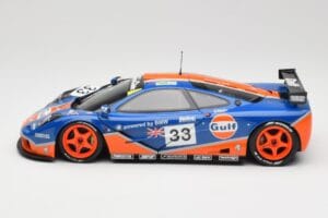 McLaren F1 GTR Gulf Racing #33 S. Bellm / A. Weaver / J. Lehto 24 Hours of Le Mans 1996 Minichamps 1:18 530133633 Metall – Bild 4 von 8