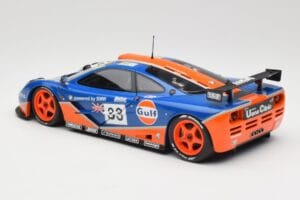 McLaren F1 GTR Gulf Racing #33 S. Bellm / A. Weaver / J. Lehto 24 Hours of Le Mans 1996 Minichamps 1:18 530133633 Metall – Bild 7 von 8