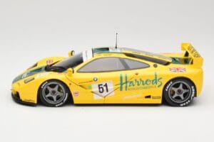 McLaren F1 GTR Harrods Mach One Racing #51 A. Wallace / D. Bell / J. Bell 24 Hours of Le Mans 1995 Minichamps 1:18 530133551  – Bild 4 von 8
