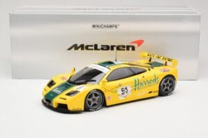 McLaren F1 GTR Harrods Mach One Racing #51 A. Wallace / D. Bell / J. Bell 24 Hours of Le Mans 1995 Minichamps 1:18 530133551  – Bild 8 von 8