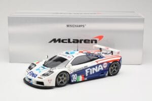 McLaren F1 GTR Team Bigazzi #39 N. Piquet / A. Cecotto / D. Sullivan 24 Hours of Le Mans 1996 Minichamps 1:18 530133639 Metal – Bild 8 von 8
