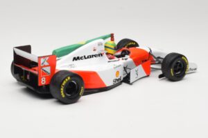 McLaren MP4/8 Ford #8 A. Senna Winner European GP Donington 1993 Minichamps 1:18 540931848 Metall – Bild 2 von 6