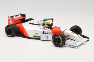 McLaren MP4/8 Ford #8 A. Senna Winner European GP Donington 1993 Minichamps 1:18 540931848 Metall – Bild 4 von 6