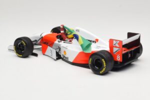 McLaren MP4/8 Ford #8 A. Senna Winner European GP Donington 1993 Minichamps 1:18 540931848 Metall – Bild 5 von 6