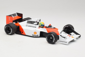 McLaren MP4/5B Honda #27 A. Senna Marlboro McLaren F1 World Champion 1990 Minichamps 1:18 540901827 Metall – Bild 4 von 7