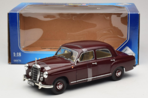 Mercedes 180 Ponton Dunkelrot Revell 1:18 08876 Metall – Bild 6 von 6
