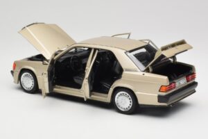 Mercedes 190E W201 2.3-16 Smoke Silver Metallic Norev 1:18 183831 Metall – Bild 5 von 8