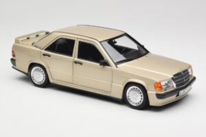 Mercedes 190E W201 2.3-16 Smoke Silver Metallic Norev 1:18 183831 Metall – Bild 6 von 8