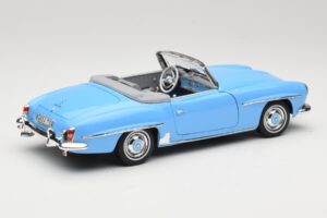Mercedes 190 SL W121 Hellblau Norev 1:18 183400 Metall – Bild 3 von 8
