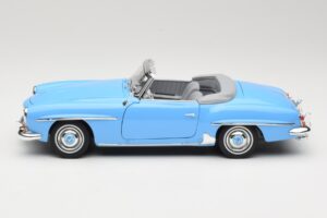 Mercedes 190 SL W121 Hellblau Norev 1:18 183400 Metall – Bild 4 von 8