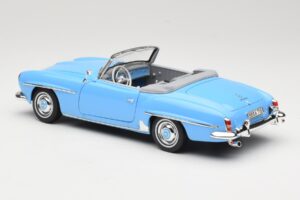 Mercedes 190 SL W121 Hellblau Norev 1:18 183400 Metall – Bild 7 von 8