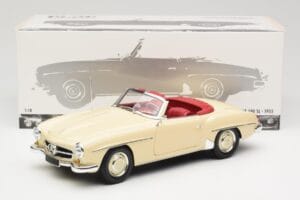 Mercedes 190 SL W121 Beige Minichamps 1:18 103037034 Metall – Bild 8 von 8