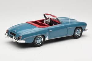 Mercedes 190 SL W121 Blau Minichamps 1:18 103037033 Metall – Bild 3 von 8