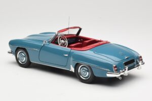Mercedes 190 SL W121 Blau Minichamps 1:18 103037033 Metall – Bild 7 von 8