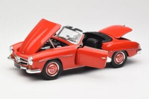 Mercedes 190 SL W121 Guards Red Minichamps 1:18 100037032 Metall – Bild 2 von 8