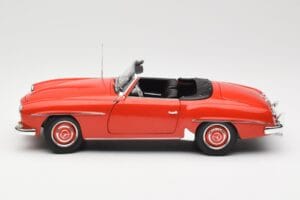 Mercedes 190 SL W121 Guards Red Minichamps 1:18 100037032 Metall – Bild 4 von 8