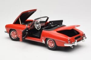 Mercedes 190 SL W121 Guards Red Minichamps 1:18 100037032 Metall – Bild 5 von 8