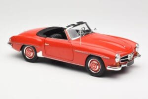 Mercedes 190 SL W121 Guards Red Minichamps 1:18 100037032 Metall – Bild 6 von 8