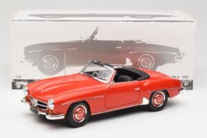 Mercedes 190 SL W121 Guards Red Minichamps 1:18 100037032 Metall – Bild 8 von 8