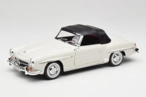 Mercedes 190 SL W121 Hellgrau Norev 1:18 B66040710 Metall – Bild 3 von 10