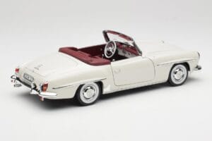 Mercedes 190 SL W121 Hellgrau Norev 1:18 B66040710 Metall – Bild 4 von 10
