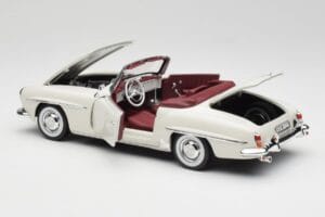 Mercedes 190 SL W121 Hellgrau Norev 1:18 B66040710 Metall – Bild 7 von 10