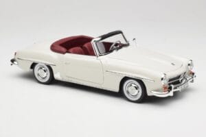 Mercedes 190 SL W121 Hellgrau Norev 1:18 B66040710 Metall – Bild 8 von 10