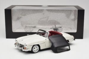 Mercedes 190 SL W121 Hellgrau Norev 1:18 B66040710 Metall – Bild 10 von 10