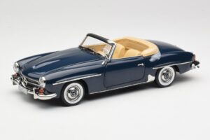 Mercedes 190 SL W121 Middle Blue Norev 1:18 183403 Metall
