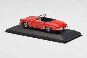 Mercedes 190 SL W121 Rot Minichamps 1:43 940033131 Metall – Bild 3 von 4