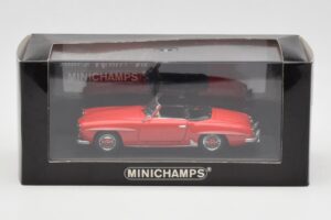 Mercedes 190 SL W121 Rot Minichamps 1:43 940033131 Metall – Bild 4 von 4