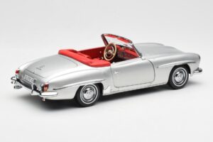 Mercedes 190 SL W121 Silber Norev 1:18 B660640604 Metall – Bild 3 von 8