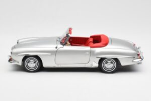 Mercedes 190 SL W121 Silber Norev 1:18 B660640604 Metall – Bild 4 von 8